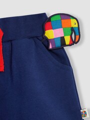 JoJo Maman Bébé Navy Elmer Applique Pet In Pocket Shorts - Image 2 of 2