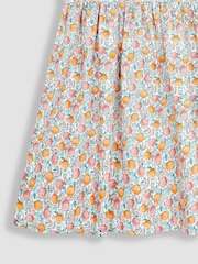 JoJo Maman Bébé Pink Apple & Peach Button Front Collar Tea Dress - Image 6 of 6