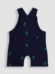 JoJo Maman Bébé Navy 2-Piece Peppa Pig Dinosaur Dungarees & T-Shirt Set - Image 6 of 8