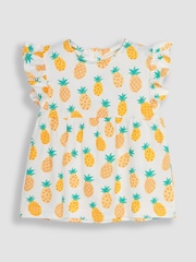 Komplet 2 majic z nabranimi Pineapple JoJo Maman Bébé - Slika 2 iz 7