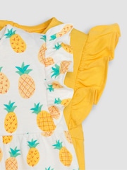 Komplet 2 majic z nabranimi Pineapple JoJo Maman Bébé - Slika 5 iz 7