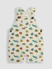 JoJo Maman Bébé Natural Garden Bugs Dungarees & T-Shirt 2-Piece Set - Image 3 of 6