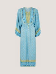 Monsoon Millen Flowy Long Sleeve Midi Dress - תמונה 5 מתוך 5