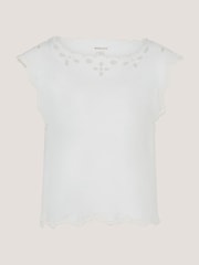 Monsoon Cream Gaia T-Shirt - Image 1 of 1