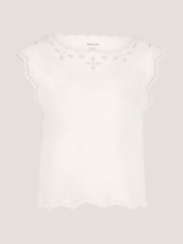 Monsoon Cream Gaia T-Shirt - Image 3 of 3
