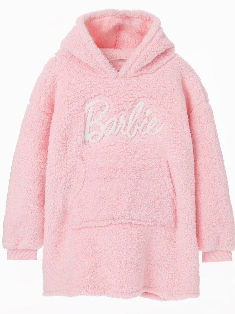 Vanilla Underground Pink Barbie Girls Blanket Hoodie - Image 2 of 6