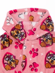 Vanilla Underground Pink Paw Patrol Unisex Kids Fleece Dressing Gown Robe - Image 2 of 5