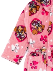 Vanilla Underground Pink Paw Patrol Unisex Kids Fleece Dressing Gown Robe - Image 3 of 5