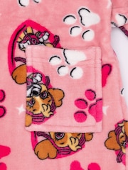Vanilla Underground Pink Paw Patrol Unisex Kids Fleece Dressing Gown Robe - Image 5 of 5