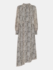 Whistles Natural Optical Snake Meg Dress - Image 5 of 5