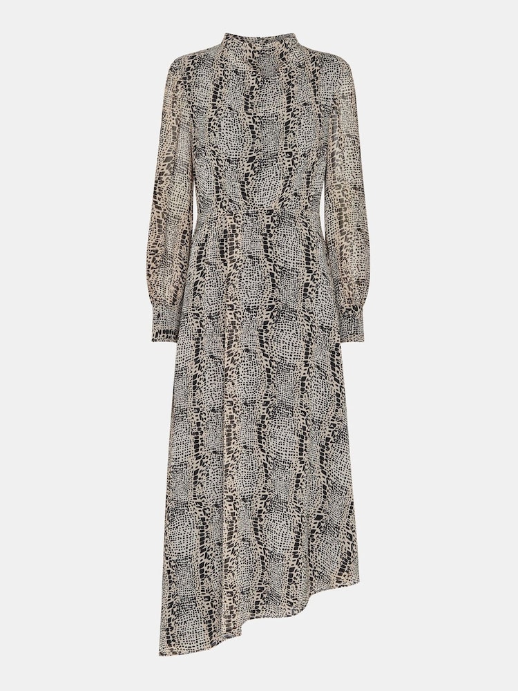 Whistles Natural Optical Snake Meg Dress - Image 5 of 5