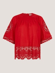 Monsoon Emory Lace Blouse - Imagen 1 de 1