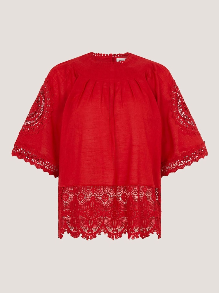 Monsoon Emory Lace Blouse - Imagen 1 de 1