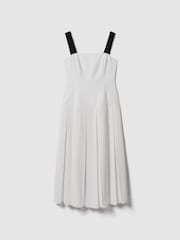 Florere Pleated Strappy Midi Dress - Image 2 of 6