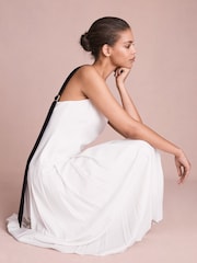 Florere Pleated Strappy Midi Dress - Image 3 of 6