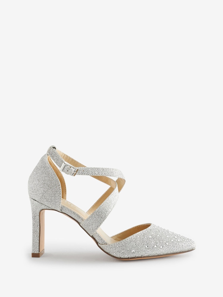 Lotus Silver Occasion Shoes - Image 1 of 5