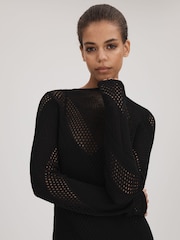 Florere Crochet Midi Dress - Image 3 of 6