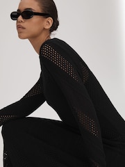 Florere Crochet Midi Dress - Image 4 of 6
