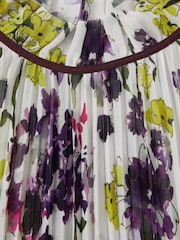 Florere Printed Pleated Blouse - Image 8 of 8