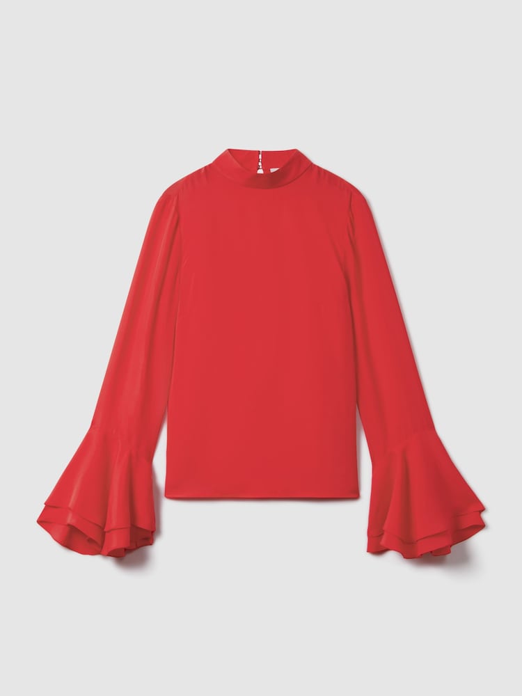 Florere Fluted Cuff Blouse - Image 2 of 7