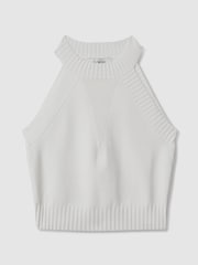 Florere Knitted Halter Neck Vest - Image 2 of 5