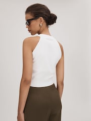 Florere Knitted Halter Neck Vest - Image 4 of 5