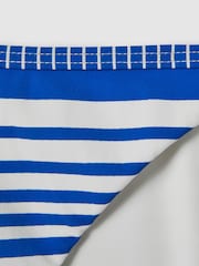 Reiss Blue Stripe Tilly Striped Side Tie Bikini Bottoms - Image 6 of 6