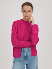 Florere Crochet Button-Through Cardigan - Image 1 of 5