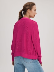 Florere Crochet Button-Through Cardigan - Image 4 of 5