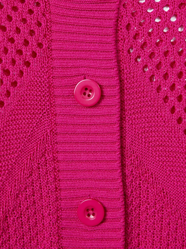 Florere Crochet Button-Through Cardigan - Image 5 of 5