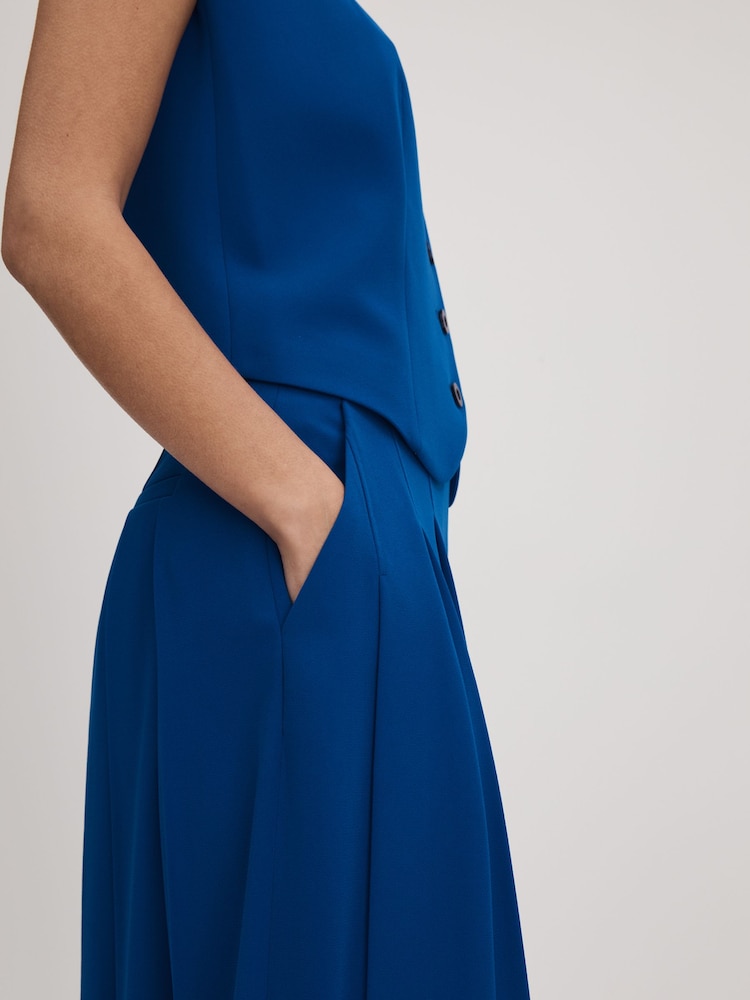 Florere Pleated Wide Leg Trousers - Image 5 of 7