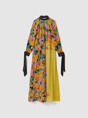 Florere Printed Tie Cuff Maxi Dress - Image 2 of 8