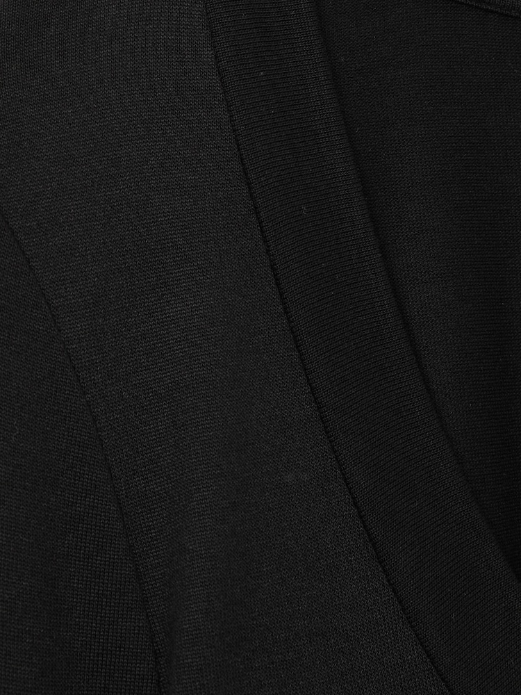 Reiss Black Brady Jersey V-Neck Top - Image 6 of 6