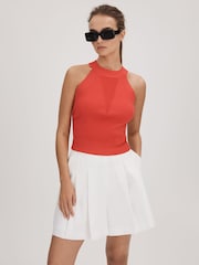 Florere Knitted Halter Neck Vest - Image 1 of 6