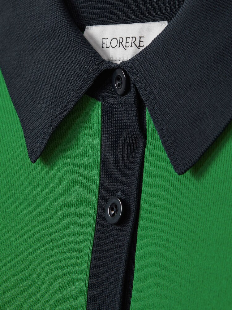 Florere Fitted Contrast Trim Cardigan - Image 6 of 6