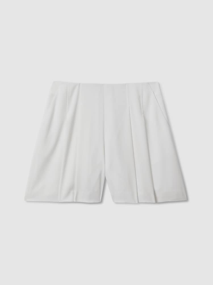 Pantalones cortos plisados de tiro alto de Florere - Imagen 2 de 6