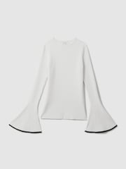 Florere Ribbed Fluted Cuff Jumper - Image 2 of 6