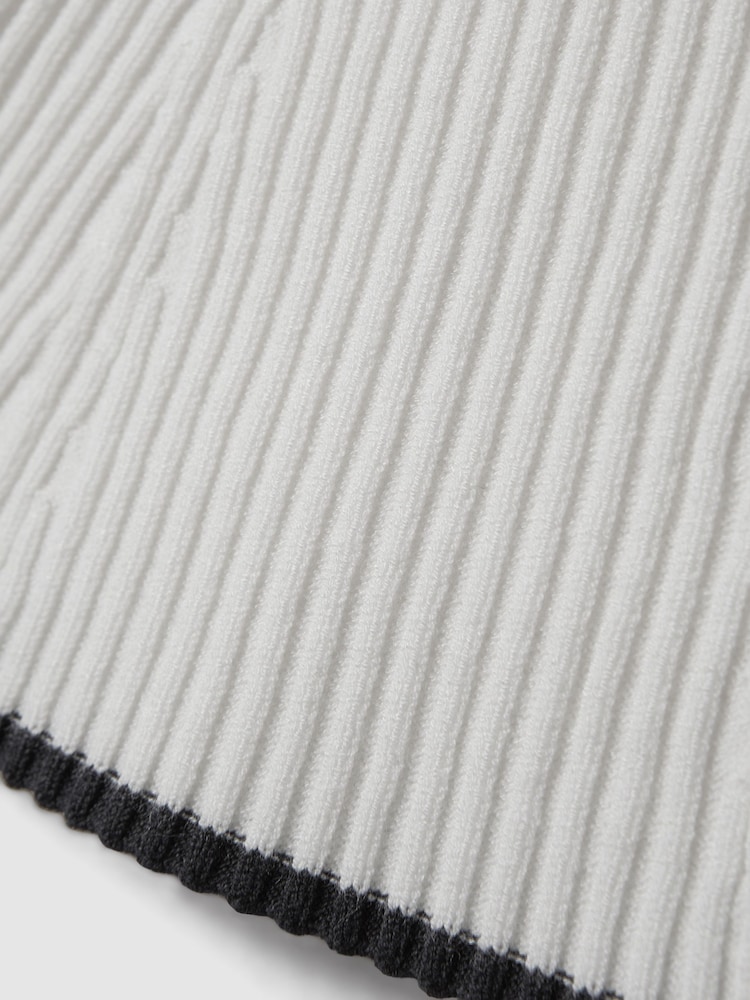 Florere Ribbed Fluted Cuff Jumper - Image 6 of 6
