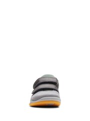Clarks Grey Combi Noodle Fun Toddler Shoes - Image 5 of 7