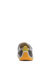 Clarks Grey Combi Noodle Fun Toddler Shoes - Image 6 of 7