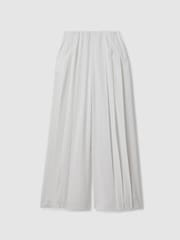 Florere Pleated Wide Leg Trousers - Image 2 of 7