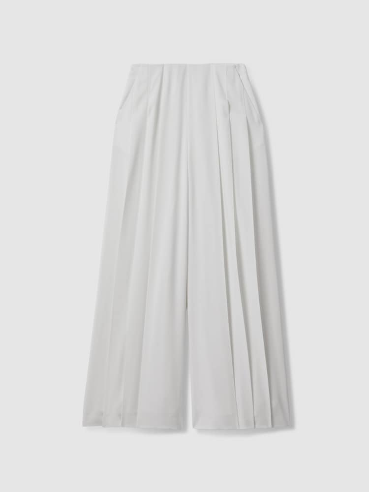 Florere Pleated Wide Leg Trousers - Image 2 of 7