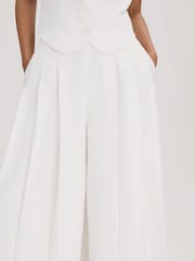 Florere Pleated Wide Leg Trousers - Image 4 of 7