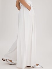 Florere Pleated Wide Leg Trousers - Image 6 of 7