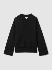 Florere Oversized V-Neck Jumper - Image 2 of 6