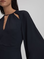 Платье миди с расклешенными рукавами Reiss Andra - Image 4 of 6
