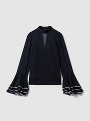 Florere Fluted Cuff Blouse - Image 2 of 7