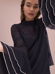 Florere Fluted Cuff Blouse - Image 4 of 7