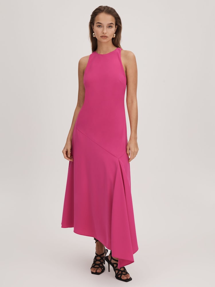 Florere Asymmetrisches Midikleid aus Krepp - Bild 1 von 6 Florere Asymmetrisches Midikleid aus Krepp - Bild 1 von 6