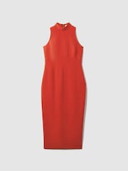 Florere Crepe Fitted Midi Dress - Image 2 of 6